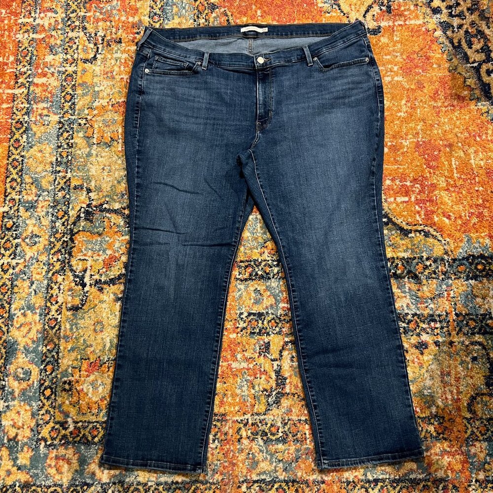 Levi's Women's Classic Straight Fit Stretch Jeans Size 24W - Picture 3 of 6